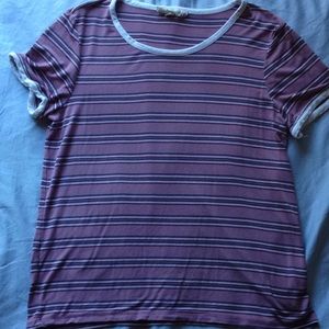 Juniors striped T-shirt